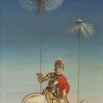 La carità, 1978, olio su tela
